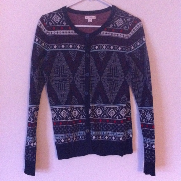 Merona Sweaters - Merona Blue Button Up Cardigan